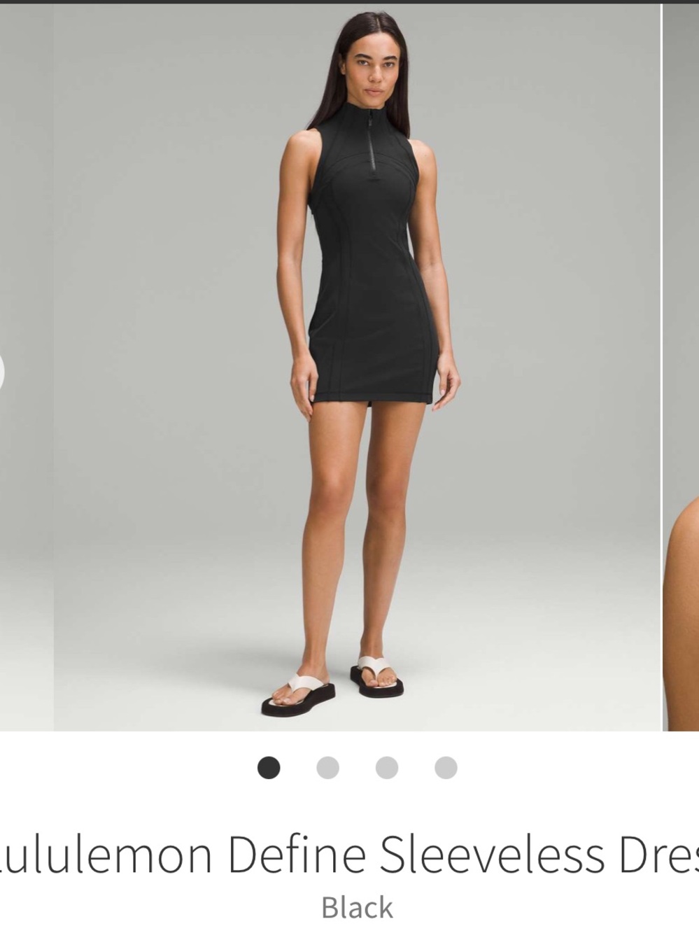 Lululemon Define Sleeveless Dress
Black. Size 2. EUC